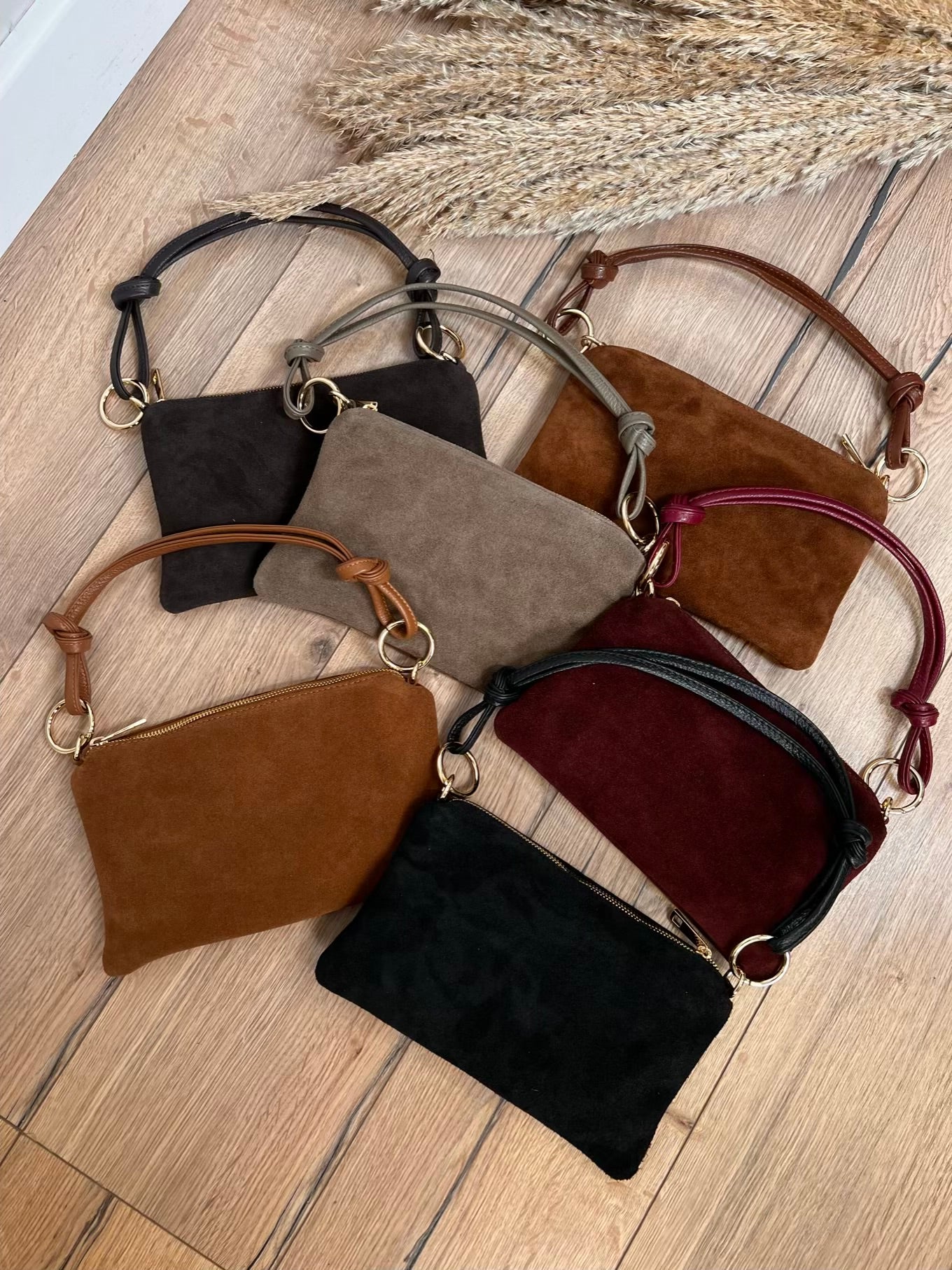 Pochette anelli camoscio - Hola selection