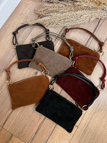 Pochette anelli camoscio - Hola selection