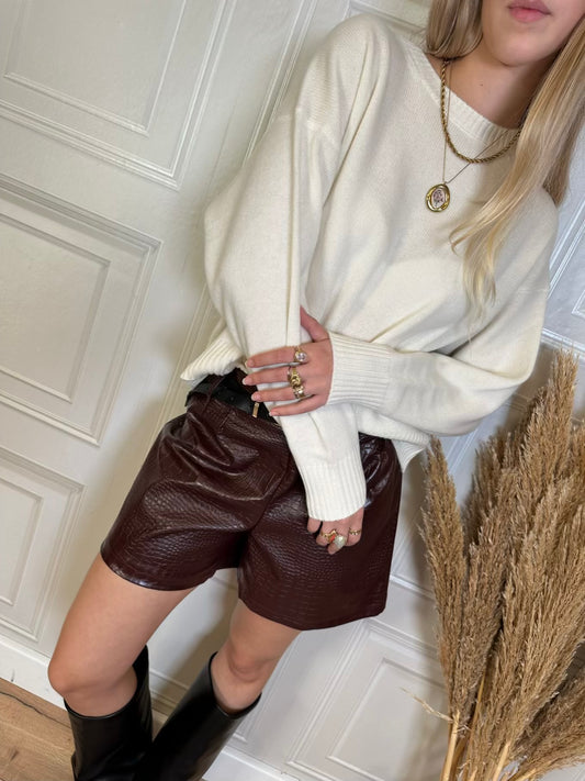 Maglia girocollo 100% lana - Tensionein