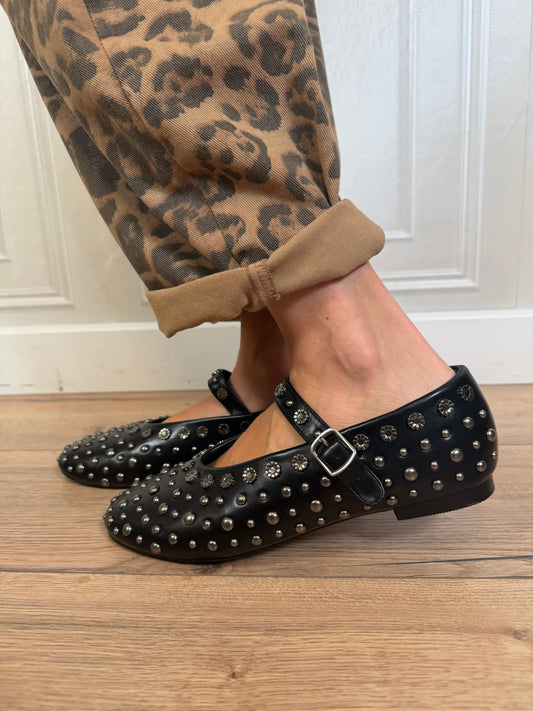 Ballerine borchie nero - Ovye
