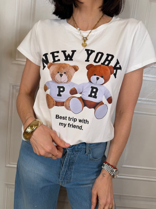 T-shirt New York orsetti - HolaSelection