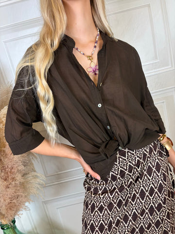 Camicia mussola moro - Haveone