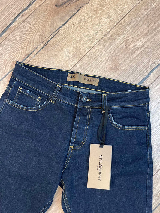 Jeans straight scuro - Stilosophy
