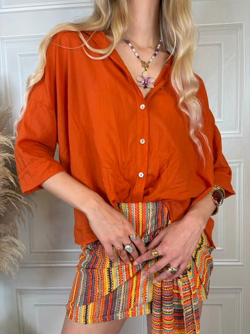 Camicia mussola papaya - Haveone