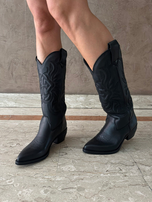 Texano alto nero - Ovyè