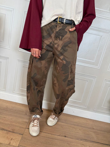 Pantalone barrel camouflage cargo - SusyMix