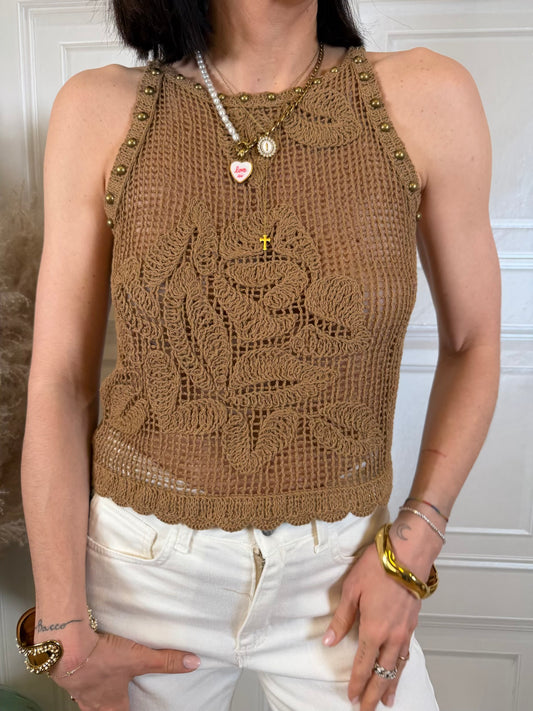 Top canotta crochet - PhiliaLoft