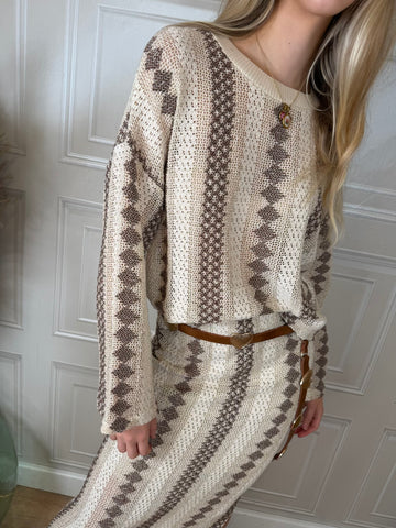 Maglia traforata lurex - Philia loft