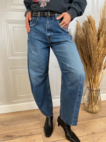 Jeans Barbara blu denim - Haveone