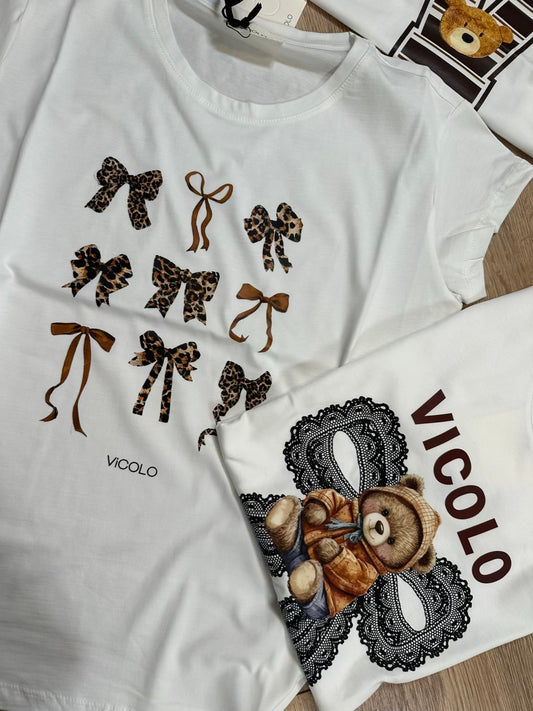 T-shirt fiocchetti - Vicolo