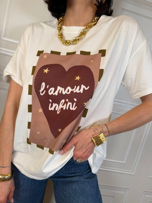 T-shirt l’amour infini - Hola Selection