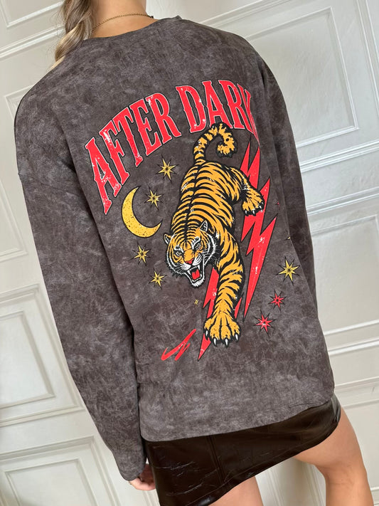 T-shirt stone wash after dark - Haveone