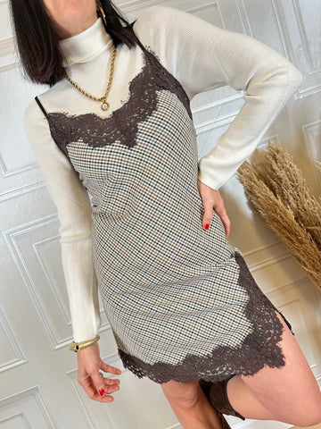 Abito sottoveste pizzo - Haveone