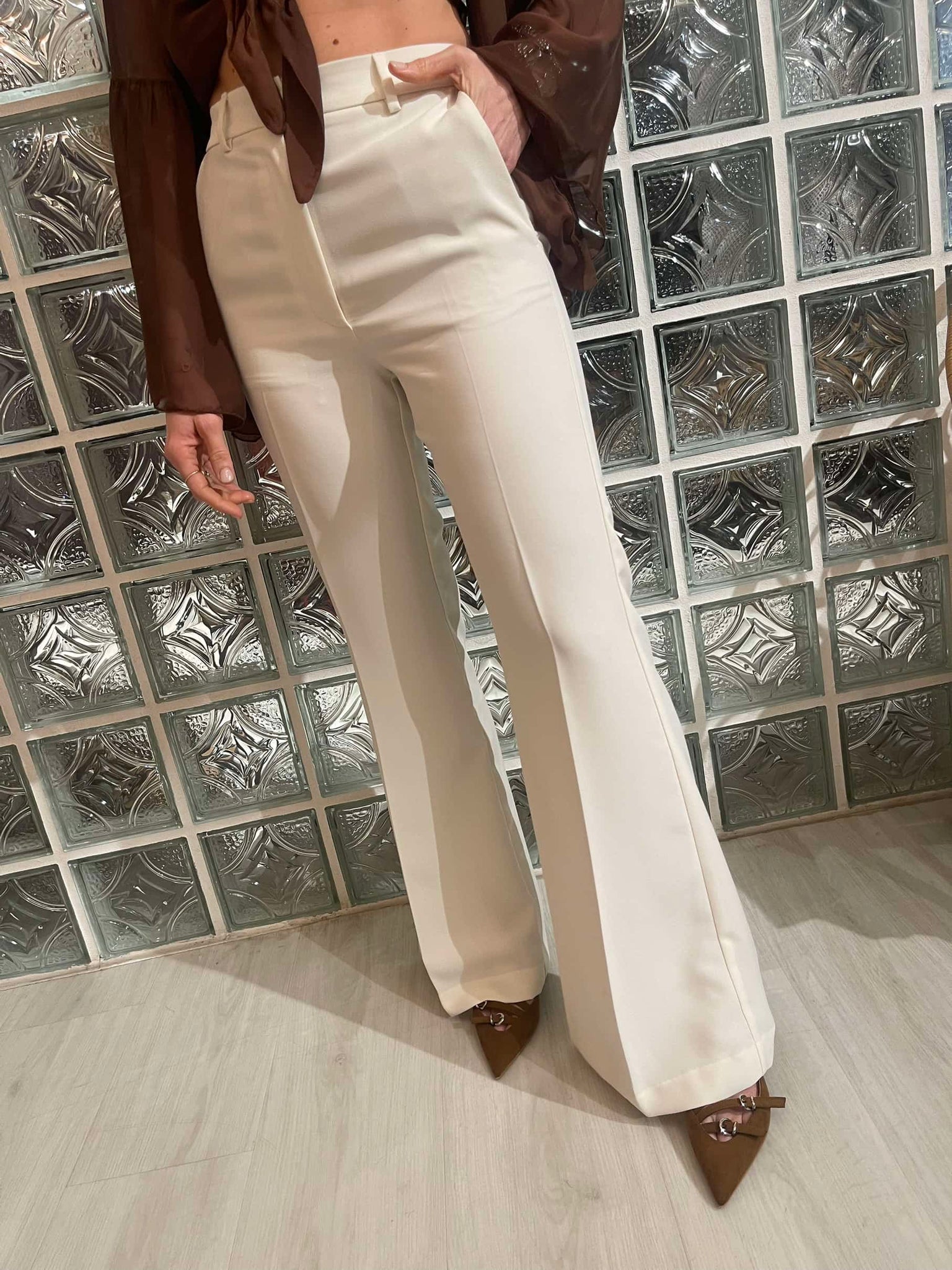 Pantalone avorio - Vicolo