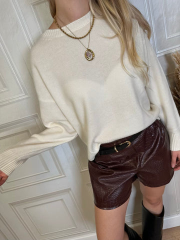 Maglia girocollo 100% lana - Tensionein