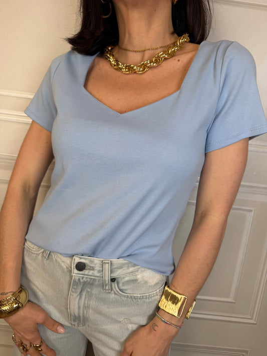 T-Shirt scollo cuore - Hola Selection
