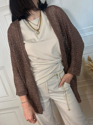 Cardigan lurex - Kontatto