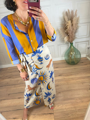 Coordinato lungo sol y luna blu - Kikisix