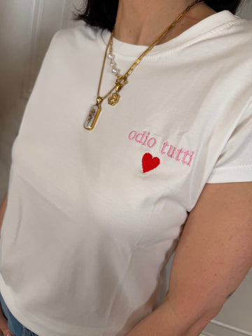 T-shirt “Odio tutti” - Hola Selection