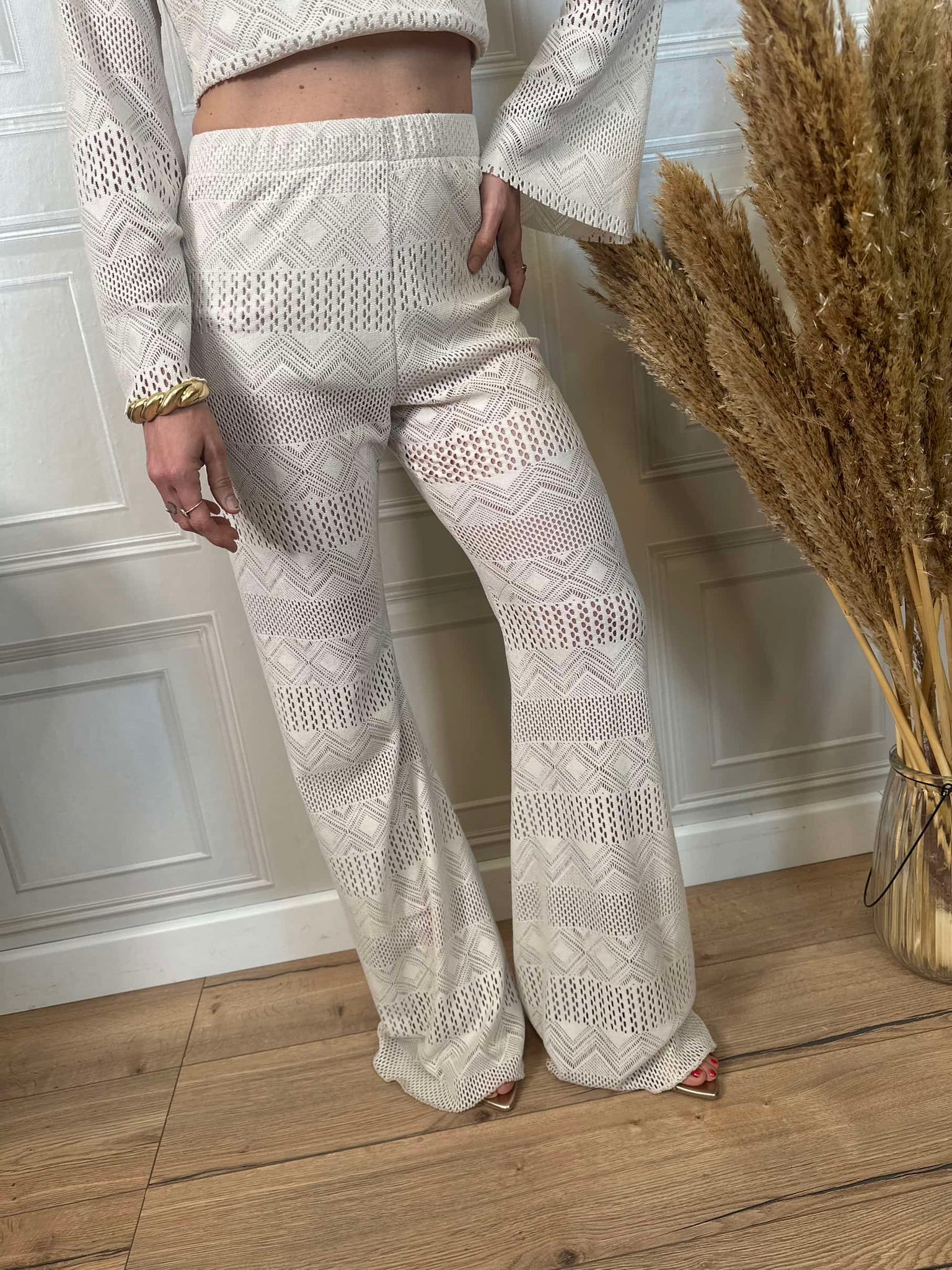 Pantalone zampa crochet - Haveone