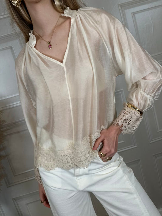 Blusa con pizzo - SusyMix