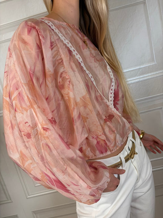 Camicia fiori rosa - Haveone
