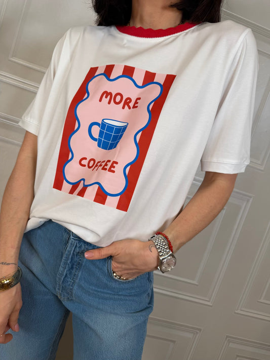 T-shirt More coffee - Hola selection