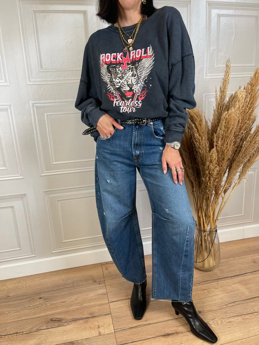 Jeans Barbara blu denim - Haveone