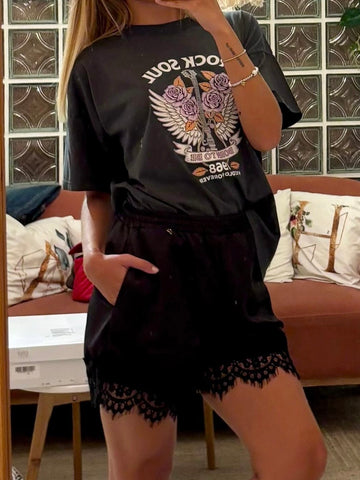 Shorts lingerie pizzo - Philia Loft
