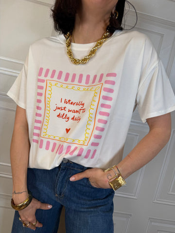 T-shirt I literaly just want - Hola Selection