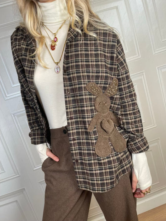 Camicia quadri coniglietto - SusyMix