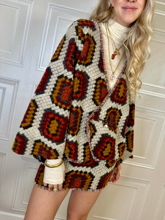 Cardigan Navajo in maglia - Vicolo