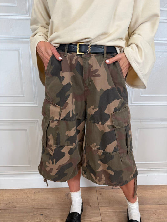 Bermuda camouflage cargo - Haveone