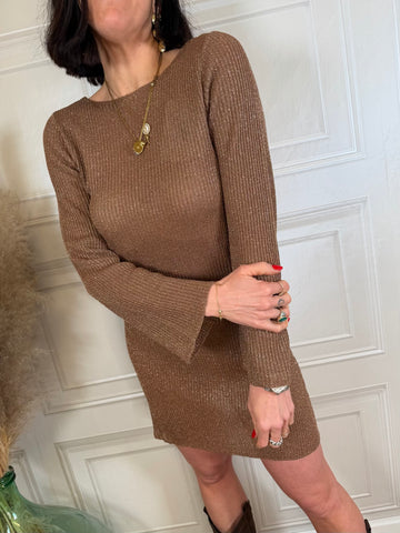 Abito lurex incrocio schiena - Kontatto