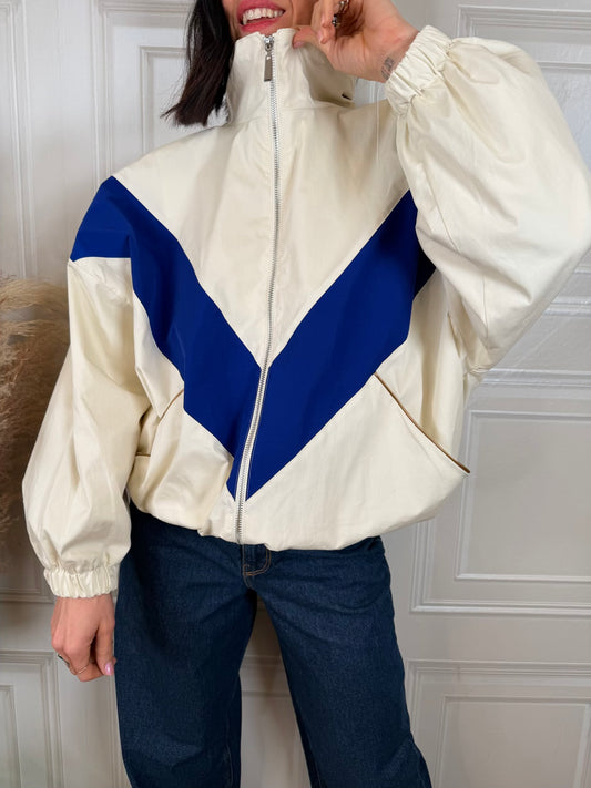 Bomber burro cotone riga - Haveone