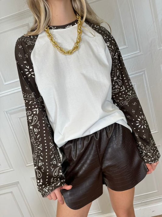 Maglia manica campana bandana moro - HaveOne