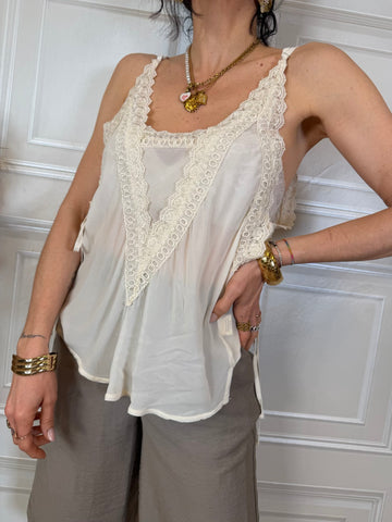 Top boho pizzo - Kontatto