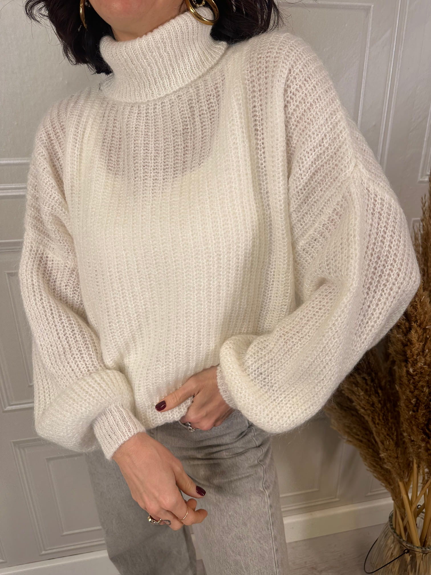 Pull dolcevita manica palloncino  - Kontatto