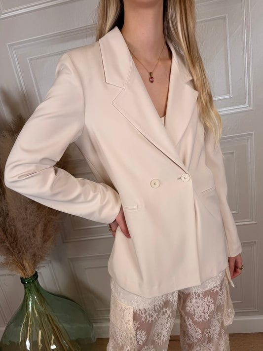 Blazer doppio petto burro - Haveone