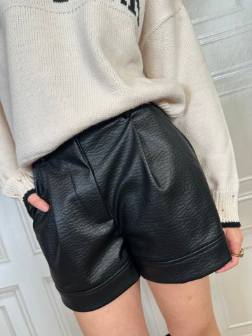 Pantaloncino ecopelle - Philia Loft