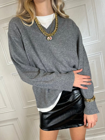 Pull scollo V in lana - Haveone