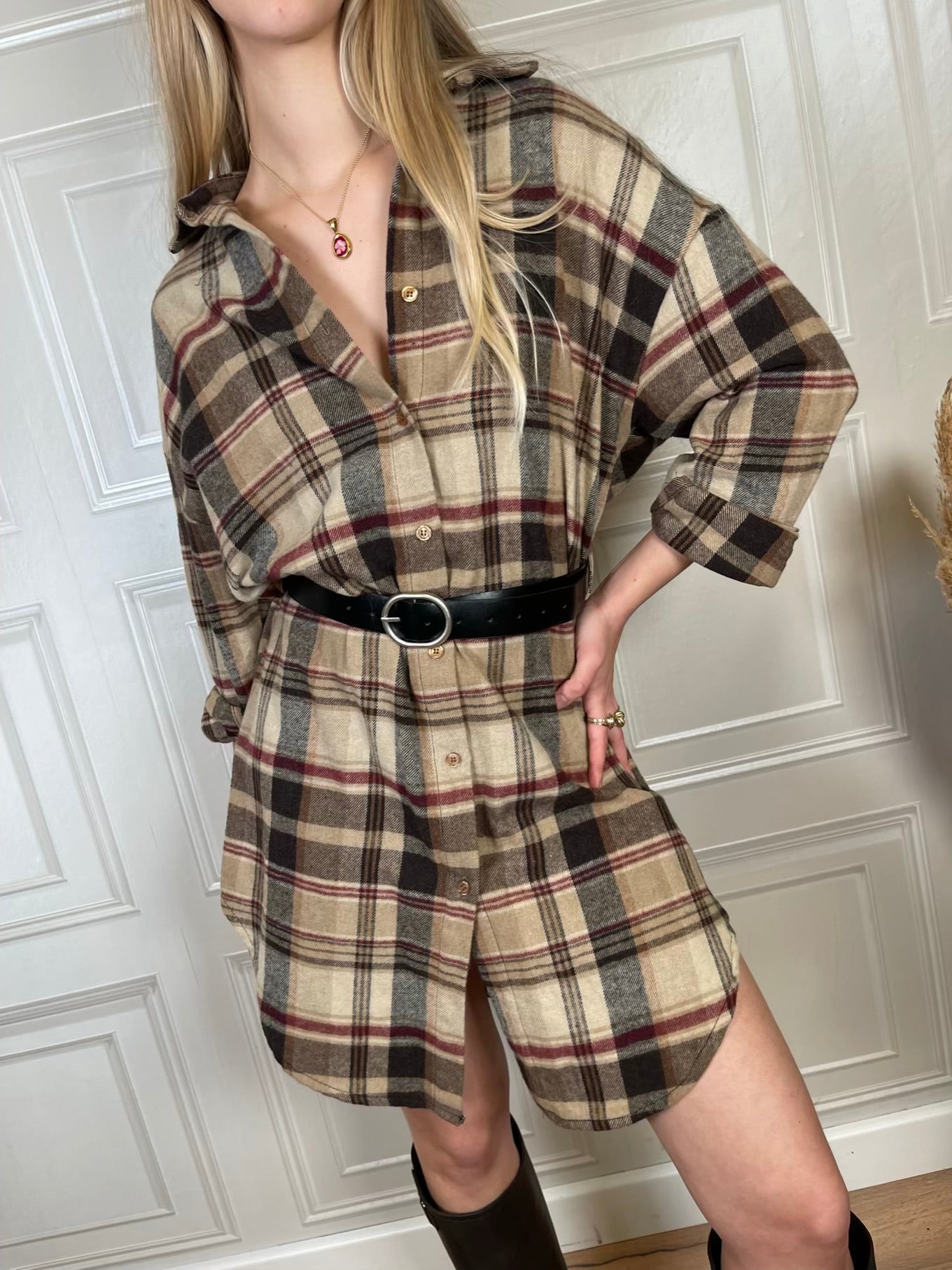 Abito check flanella - SusyMix