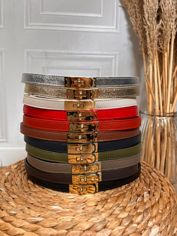 Cintura Jamie in pelle  - Hola selection