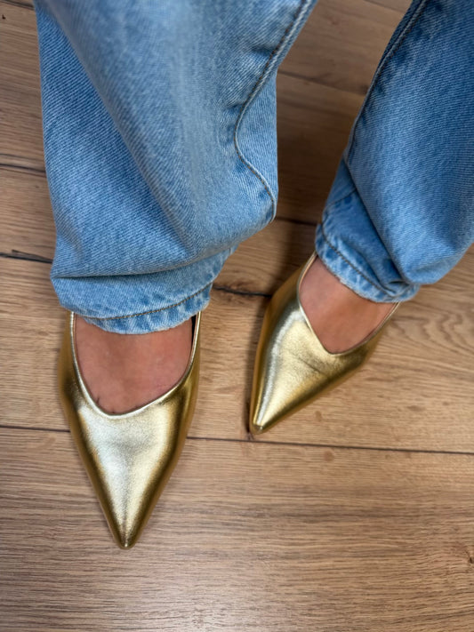 Slingback scollo asimmetrico - Ovyé