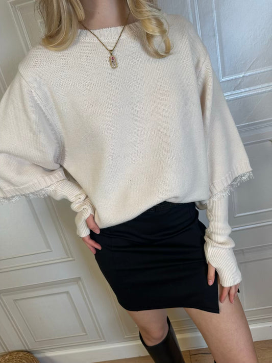 Maglia manicotti pizzo - HaveOne