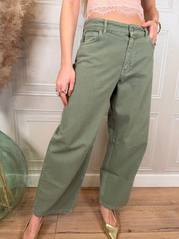 Jeans barrel Judo salvia - Haveone