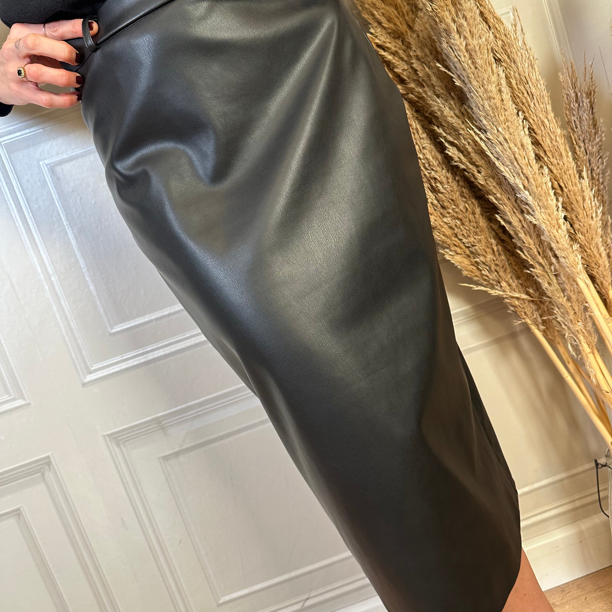 Gonna midi eco pelle - Vicolo