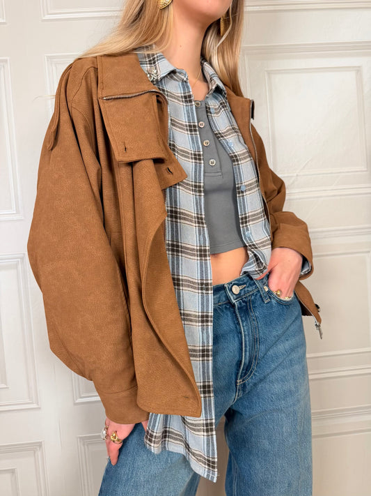 Bomber scamosciato - Kikisix