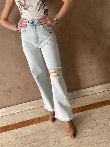 Jeans Bleach strappo - Berna