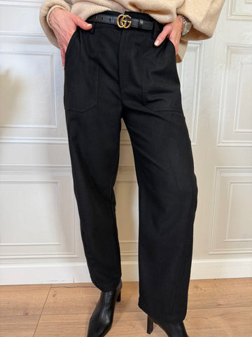 Pantalone carrot flanella - Vicolo